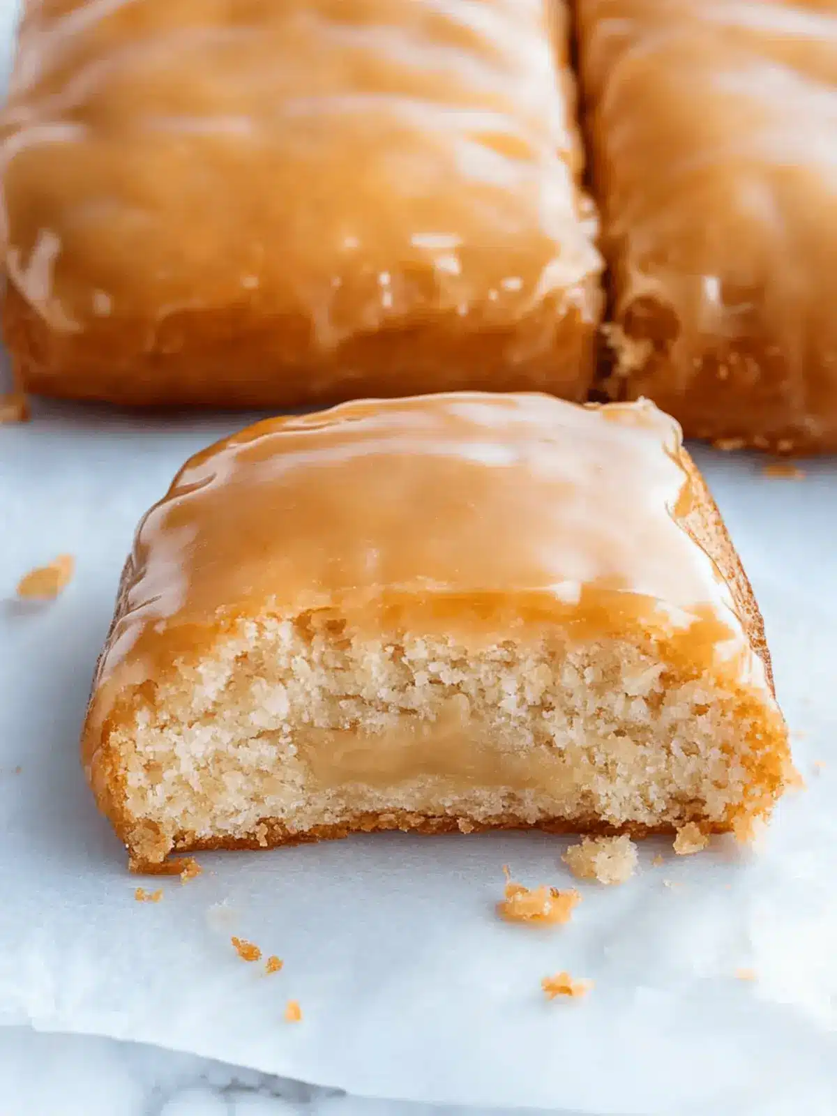 Maple Donut Bars