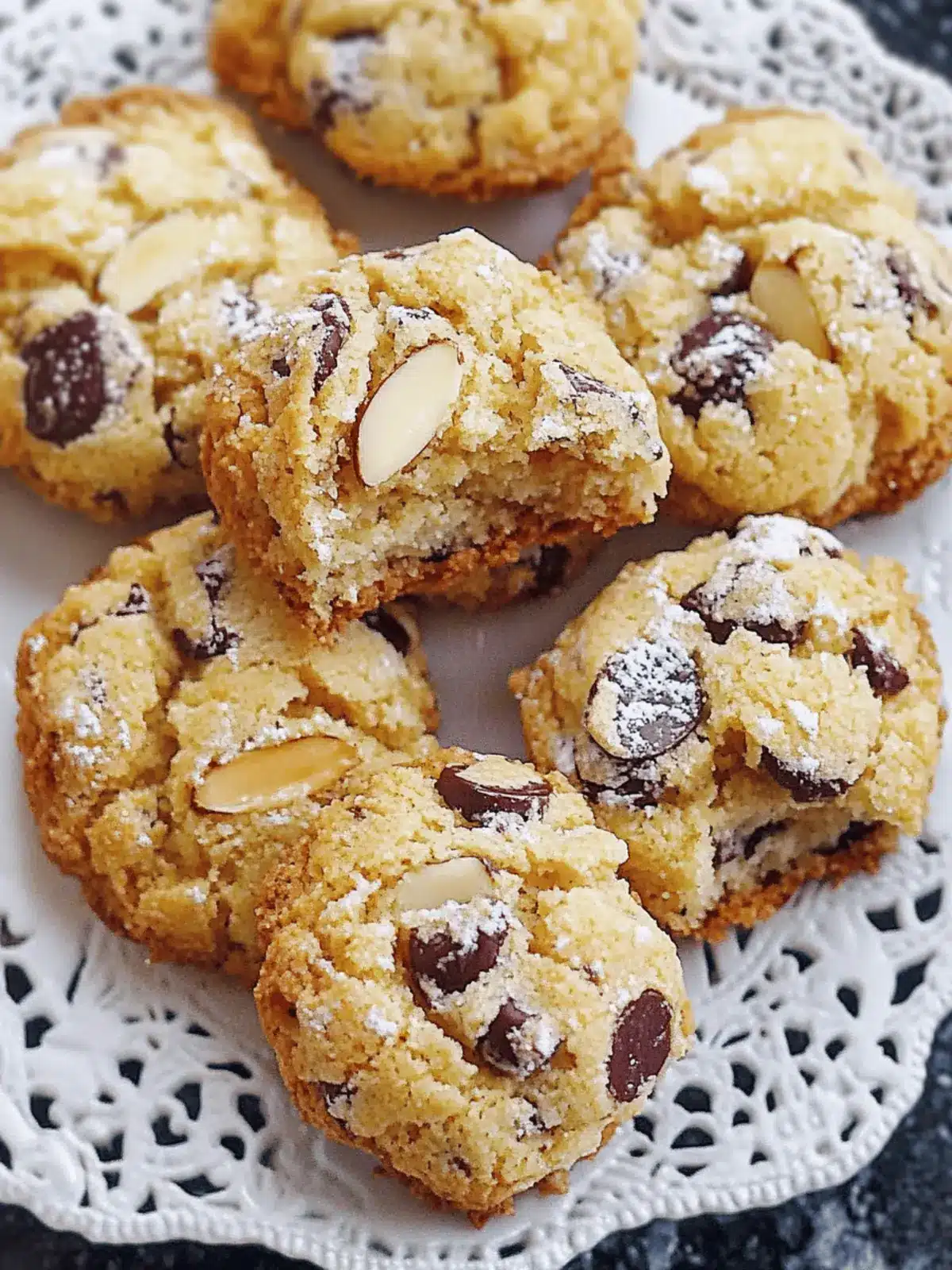 Almond Chocolate Chip Cookies