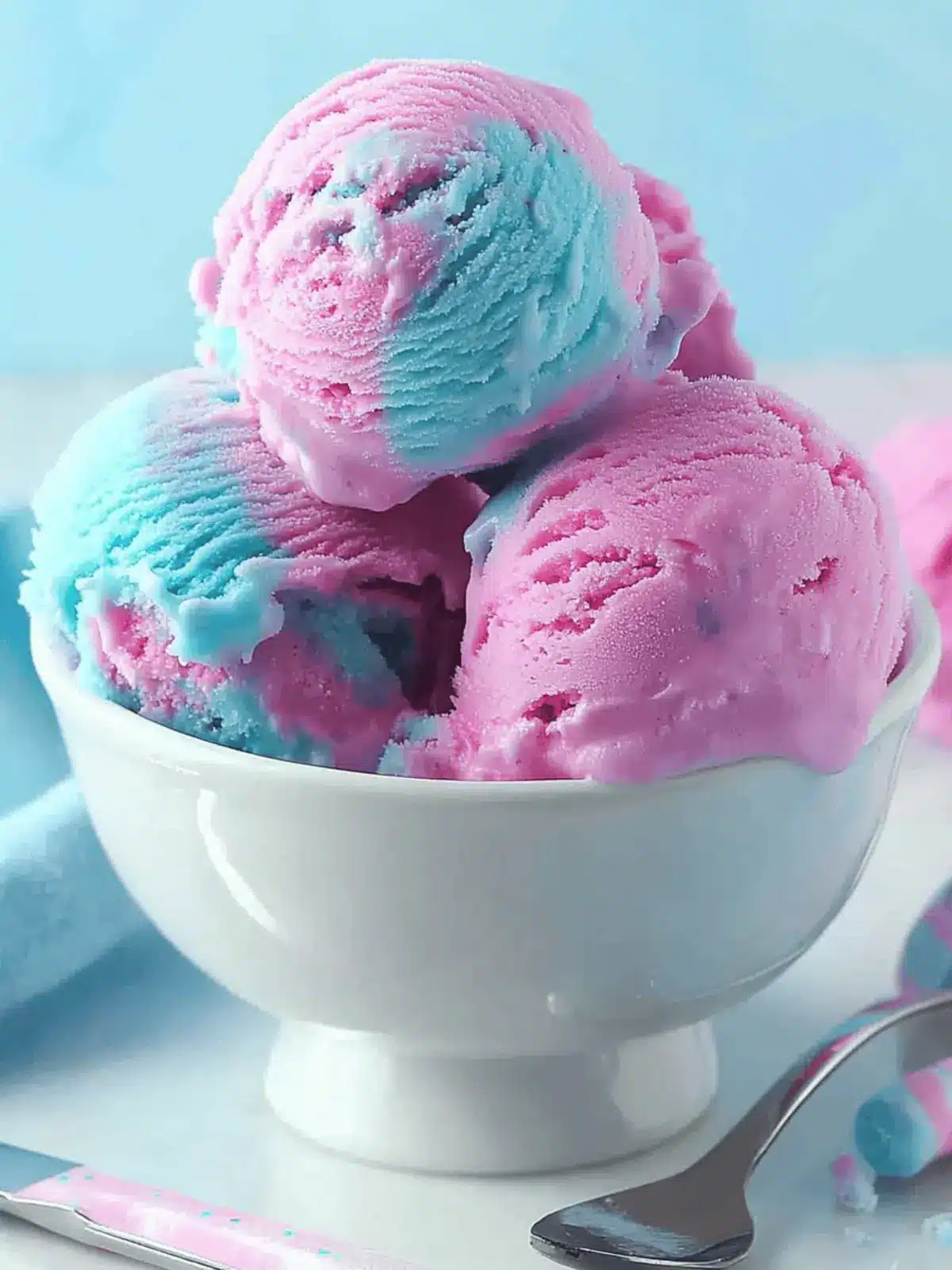 Whip Up Fun Cotton Candy Ice Cream for a Sweet Treat! 2 Cotton Candy Ice Cream