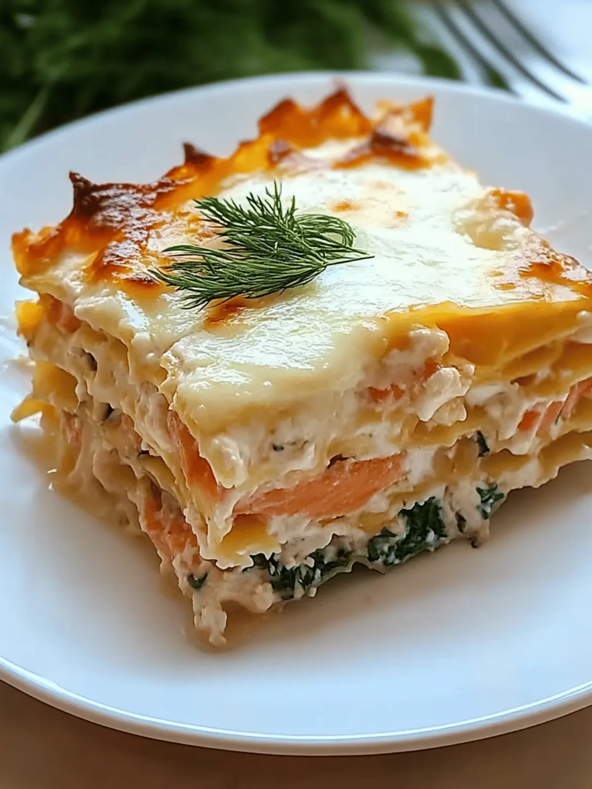 Smoked Salmon Lasagna