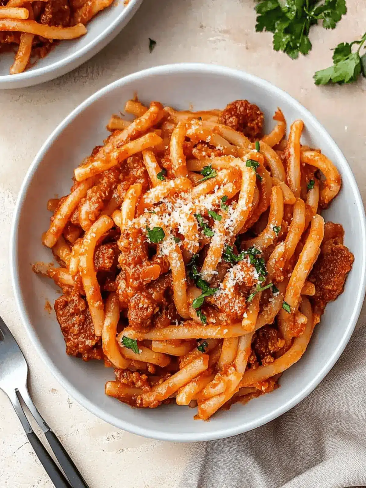 One Pot Spicy Sausage Pasta