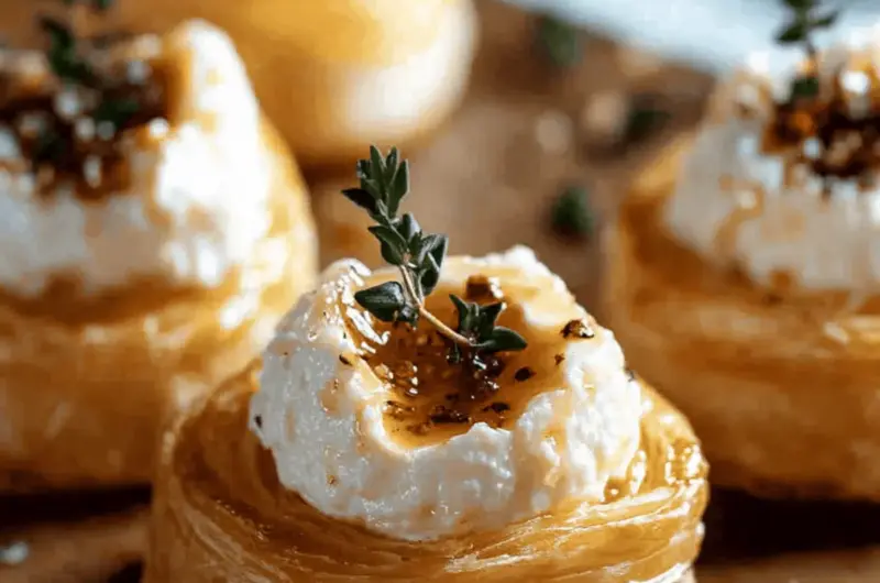 Goat Cheese and Honey Bites