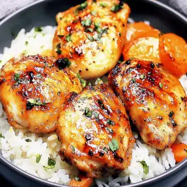 Sheet Pan Miso Chicken Thighs
