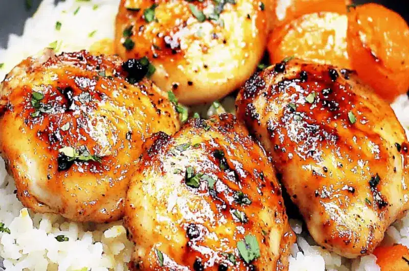 Sheet Pan Miso Chicken Thighs