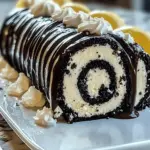 No-Bake Oreo Cheesecake Sushi Rolls