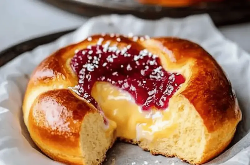 Vanilla Custard Brioche Buns
