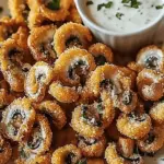 Crispy Ranch-Breaded Mushrooms