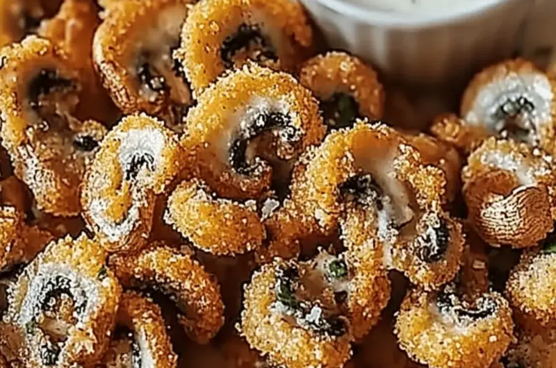 Crispy Ranch-Breaded Mushrooms