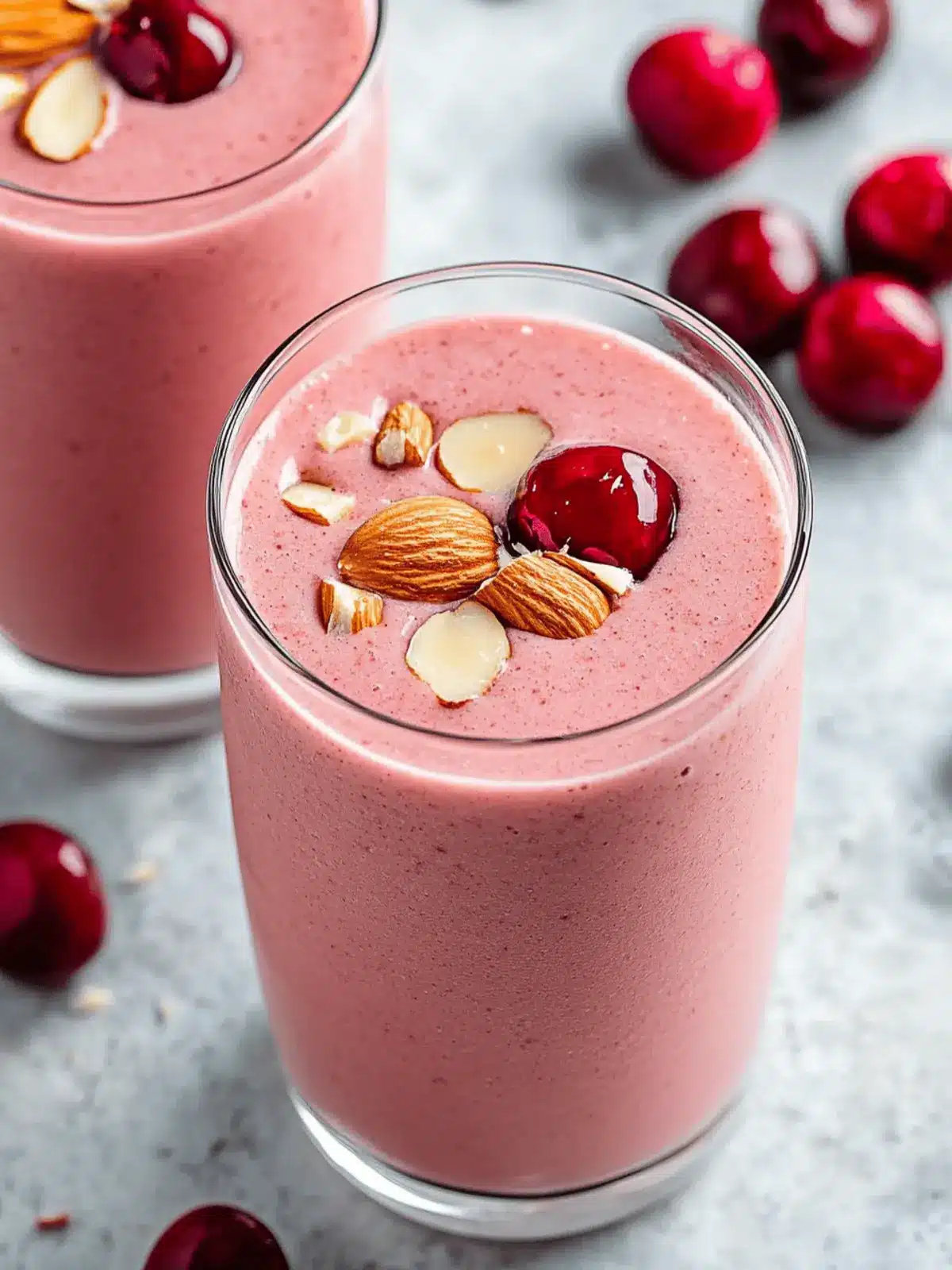 Almond Cherry Smoothie