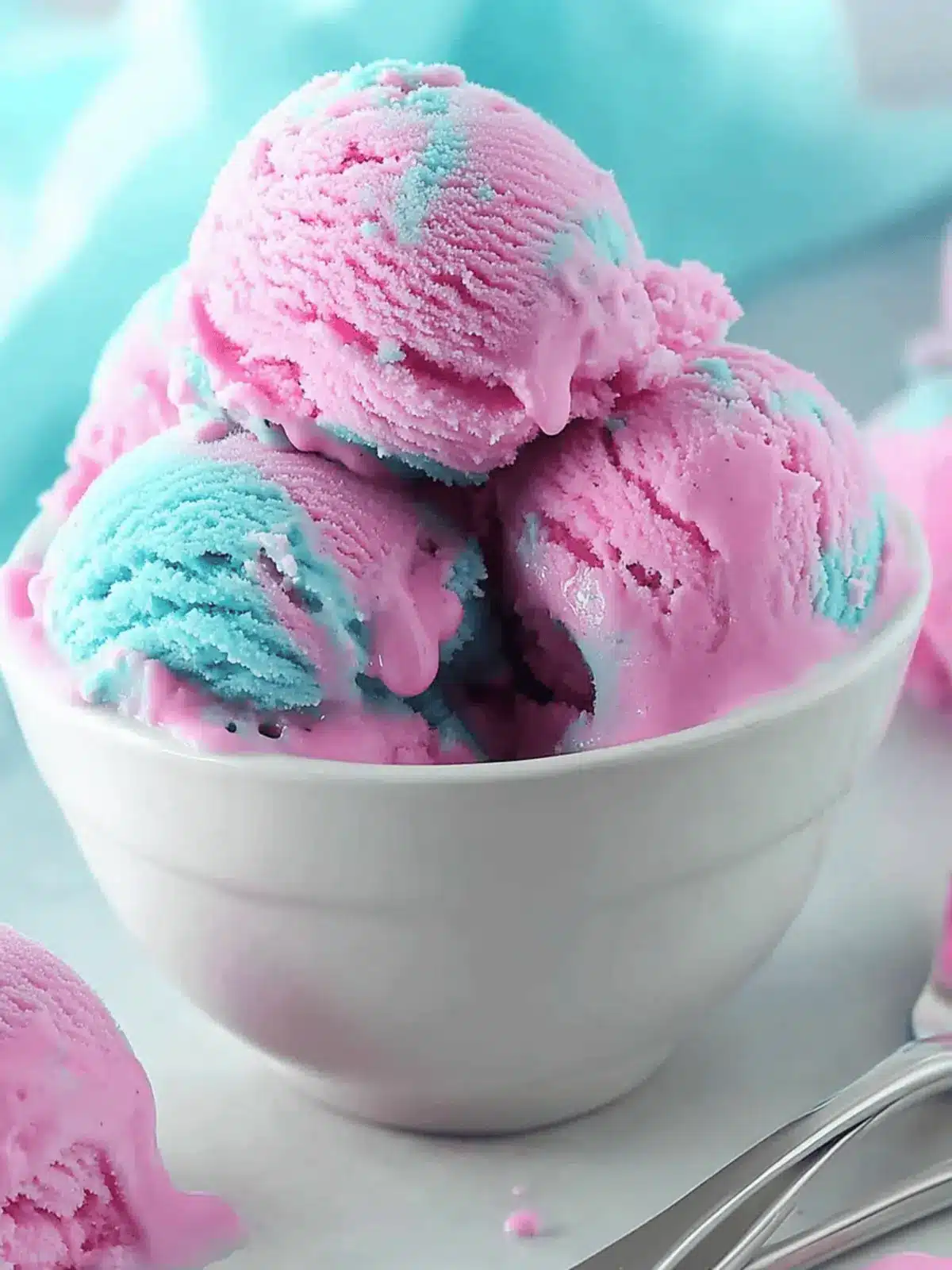 Whip Up Fun Cotton Candy Ice Cream for a Sweet Treat! 3 Cotton Candy Ice Cream
