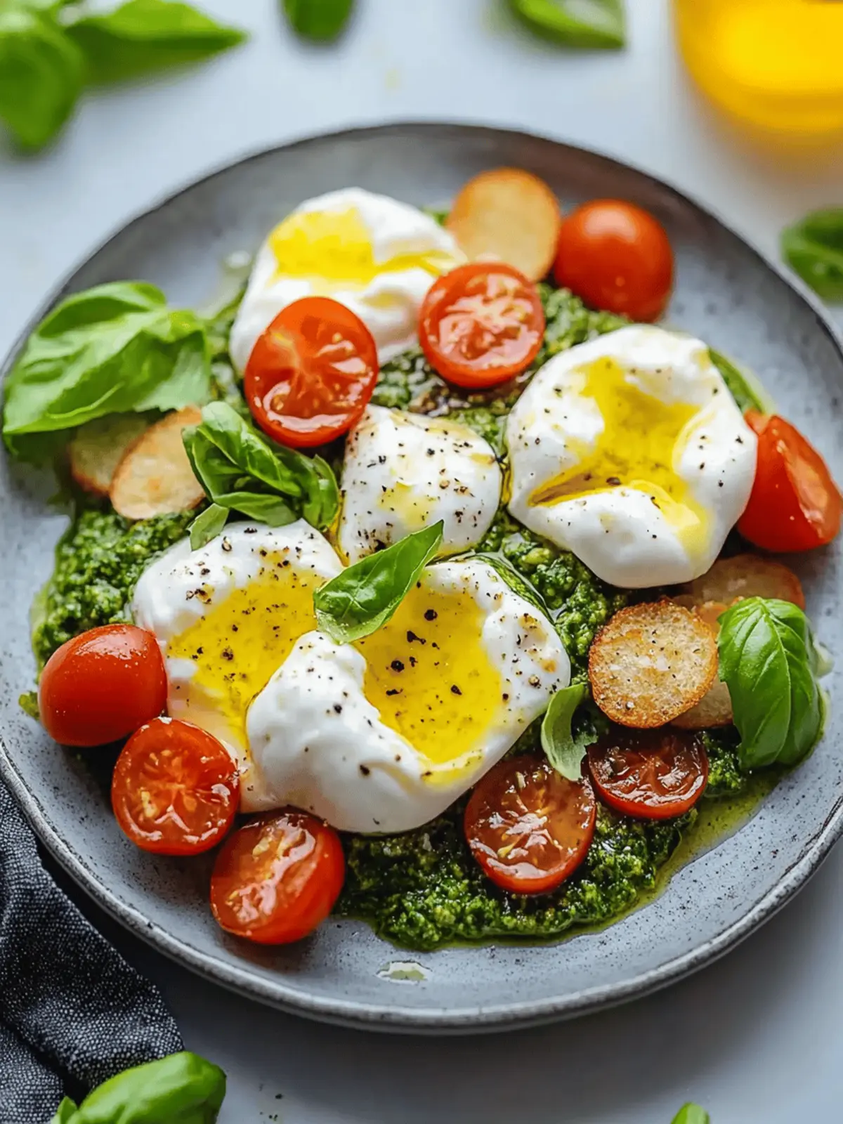 Burrata and Pesto