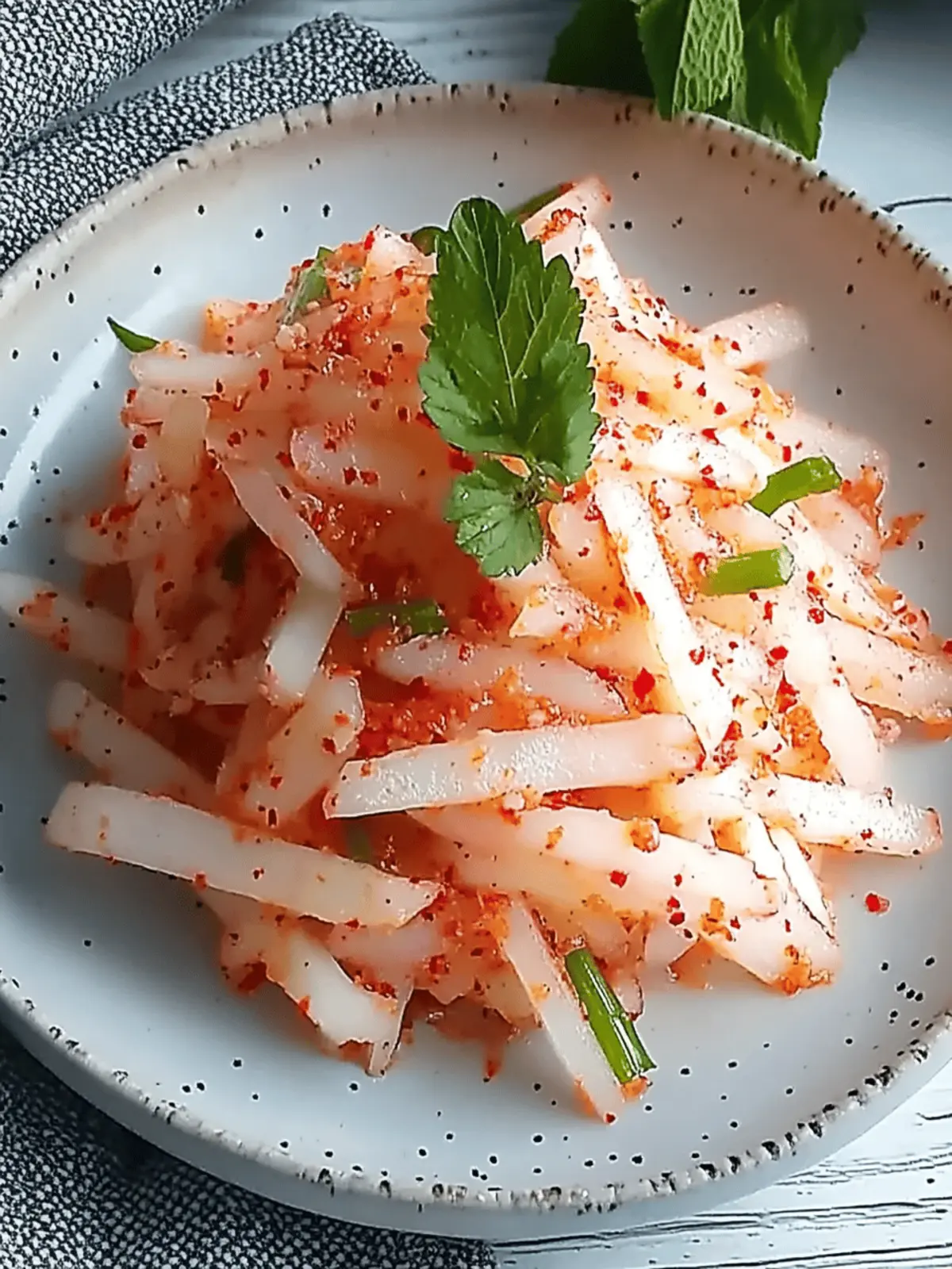 Crunchy Radish Banchan: Quick, Delicious, and Refreshing! 3 Radish Banchan