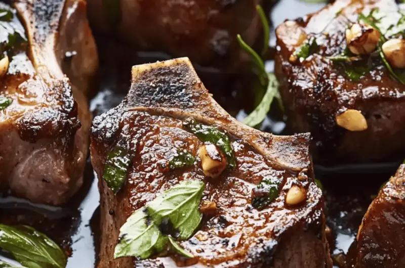 Savor Garlic Butter Lamb Chops: A Flavor Explosion! 1 Garlic Butter Lamb Chops
