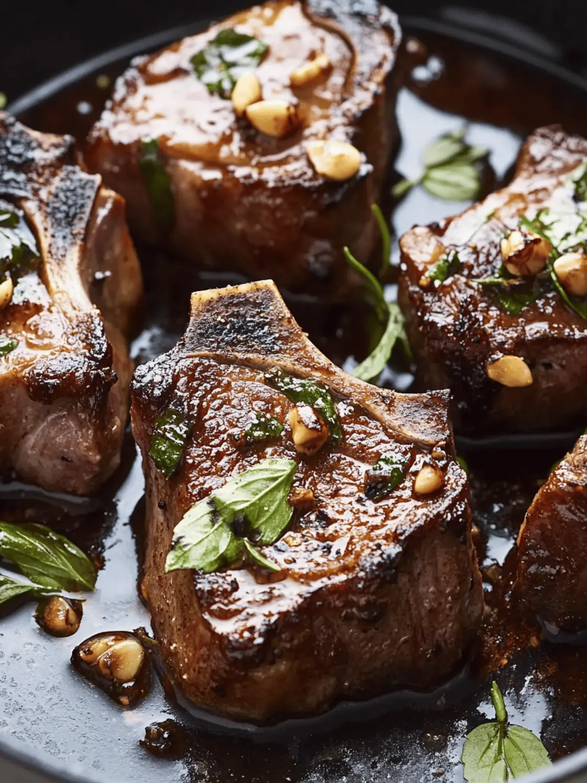 Garlic Butter Lamb Chops