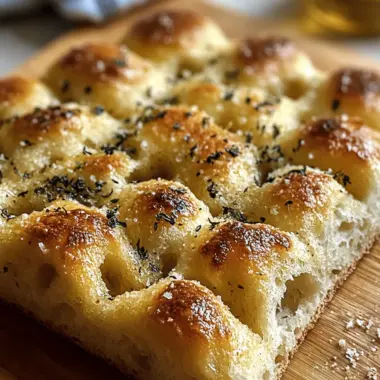 Garlic Parmesan Focaccia