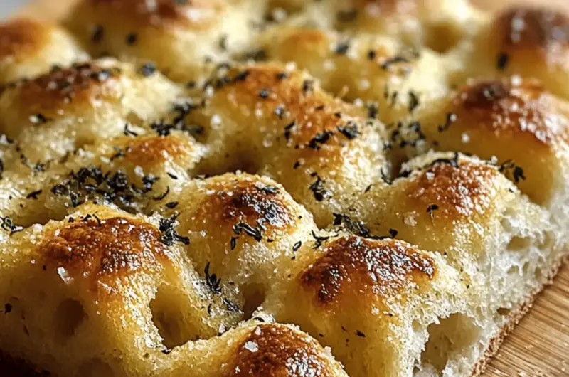 Garlic Parmesan Focaccia