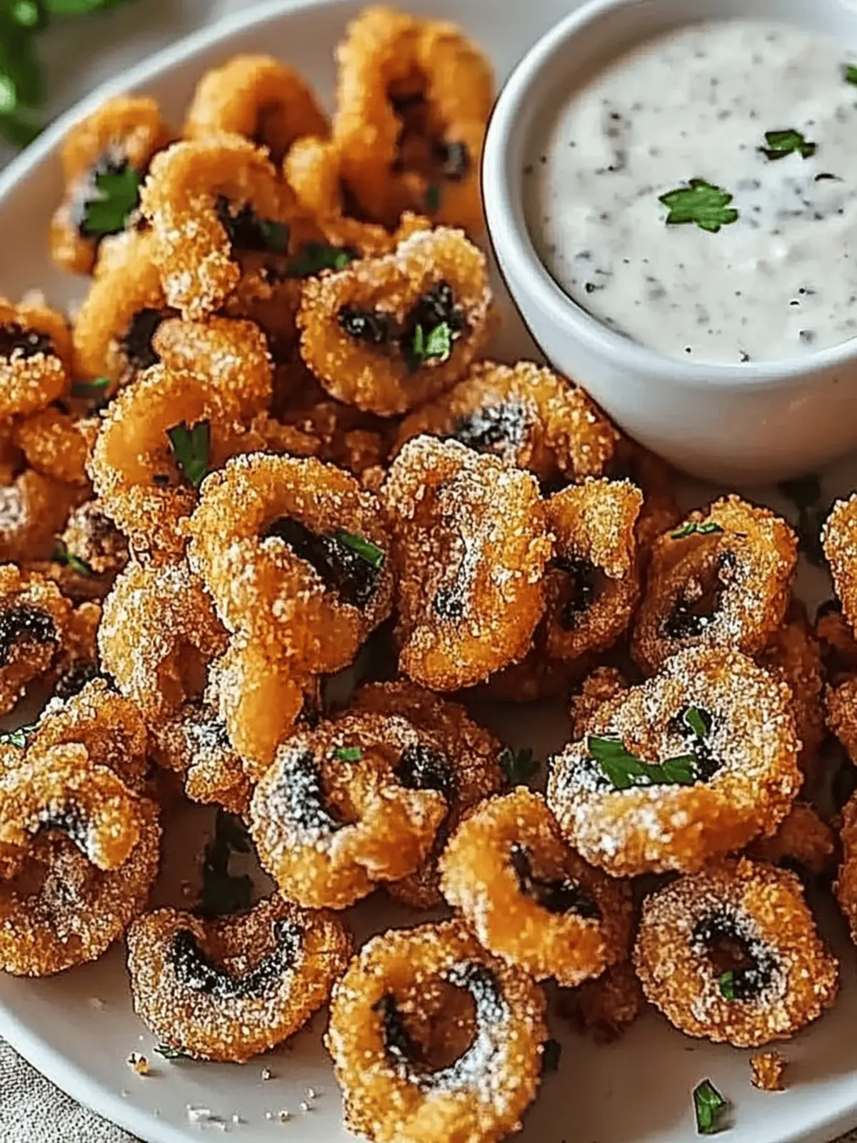 Crispy Ranch-Breaded Mushrooms