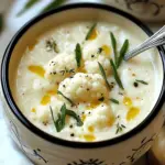 Cottage Cheese Cauliflower Soup