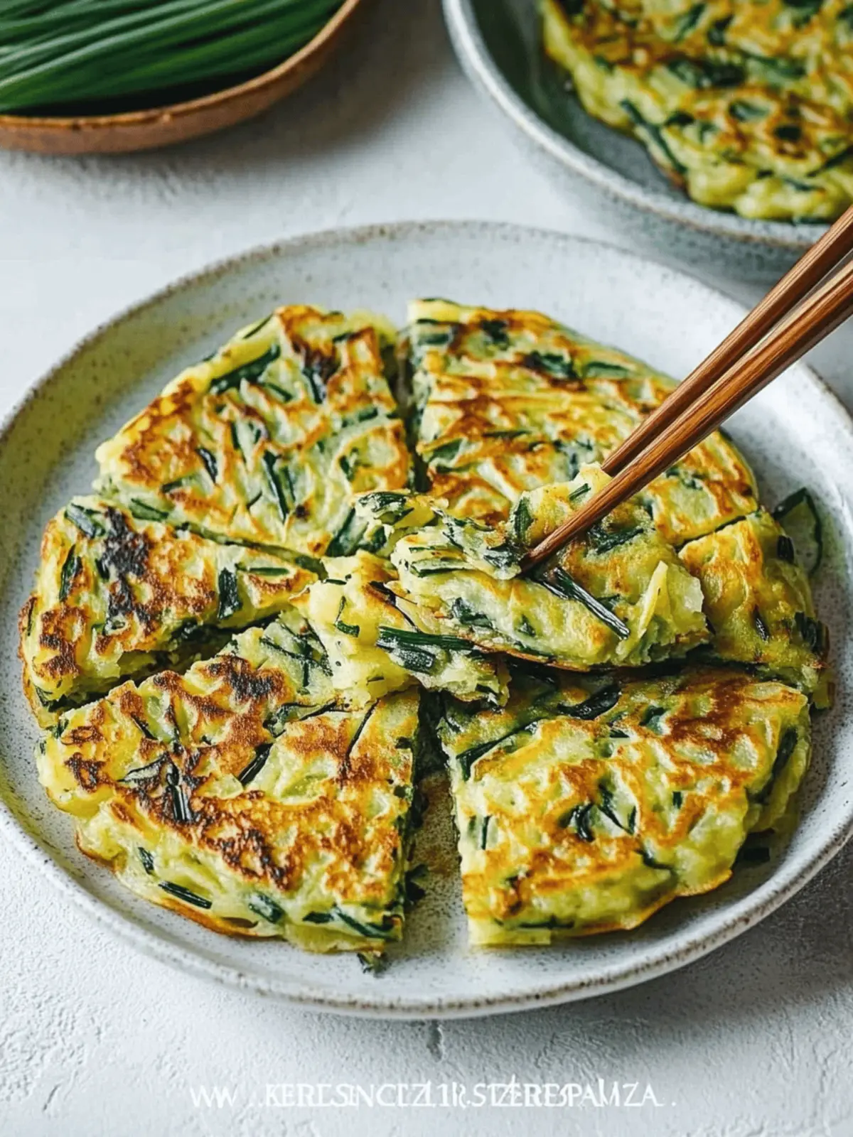 Korean Chive Pancakes