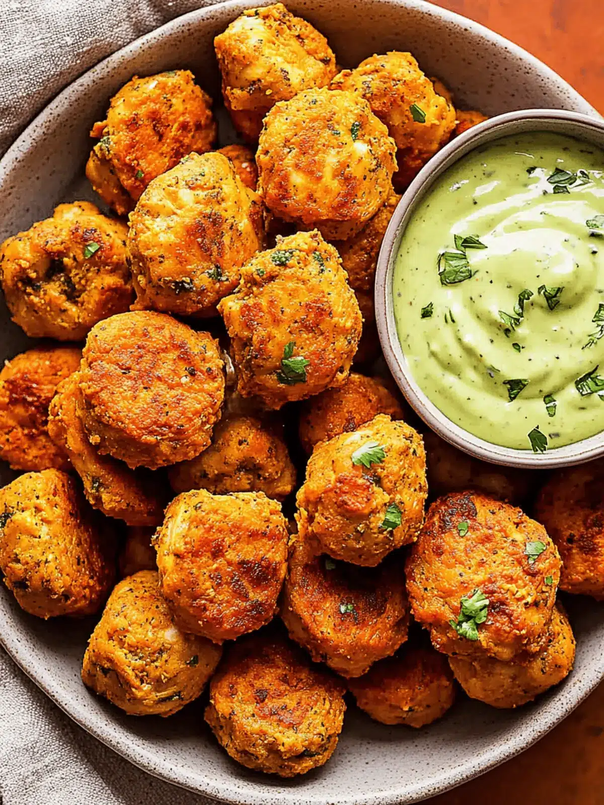 Sweet Potato Chicken Poppers