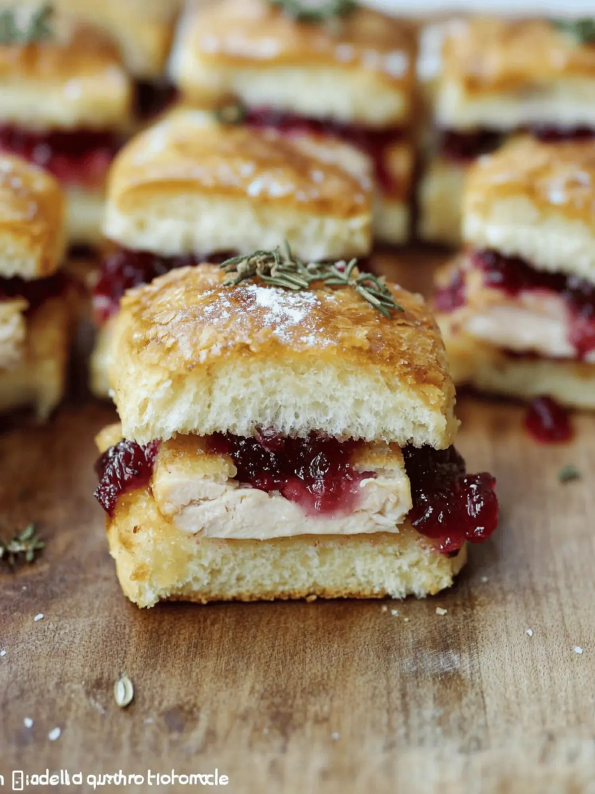 Turkey Cranberry Sliders