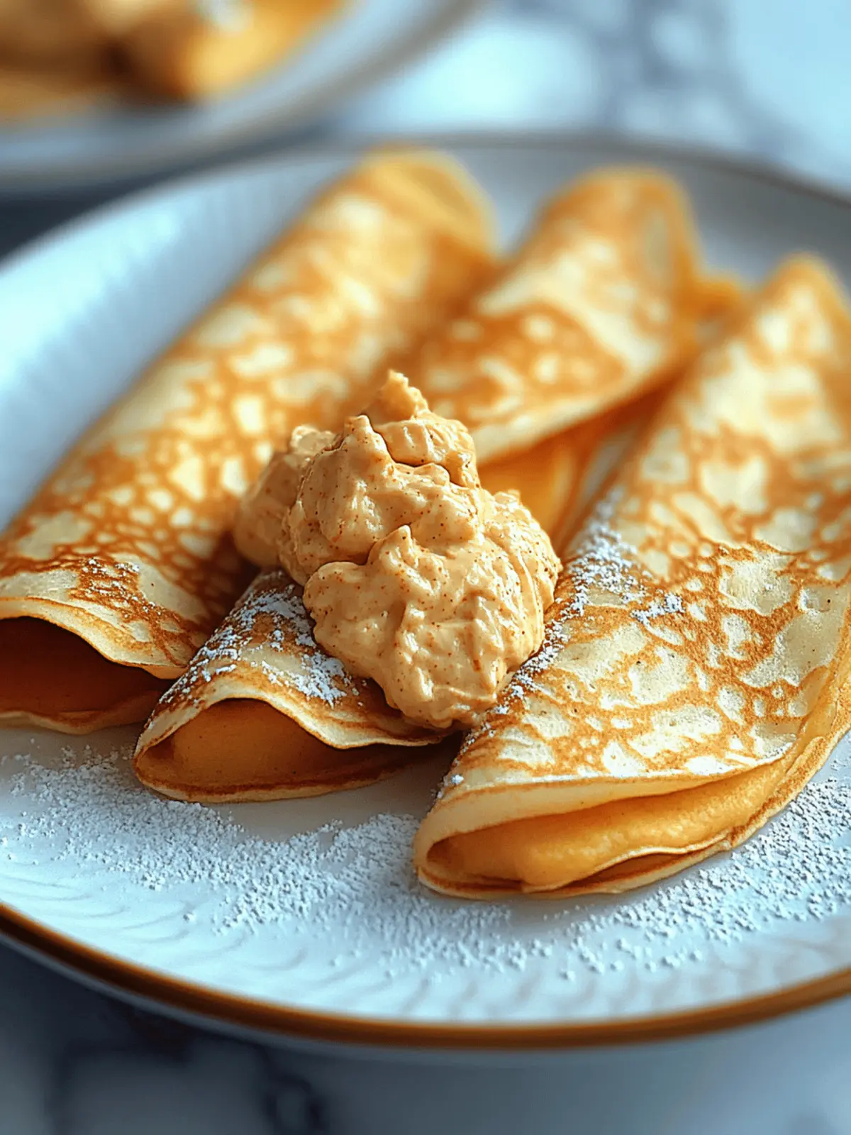 Delicious Pumpkin Crepes with Pumpkin Filling for Fall Bliss 3 Pumpkin Crepes with Pumpkin Filling