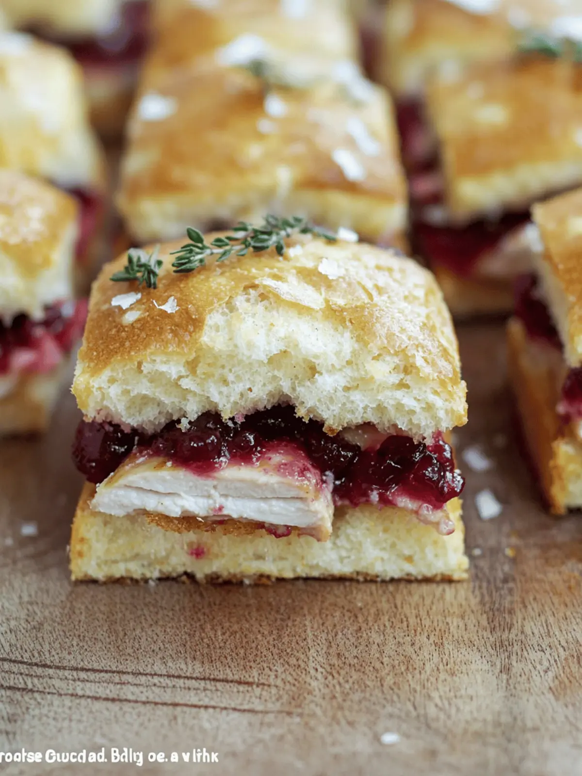 Irresistible Turkey Cranberry Sliders for Cozy Gatherings 2 Turkey Cranberry Sliders