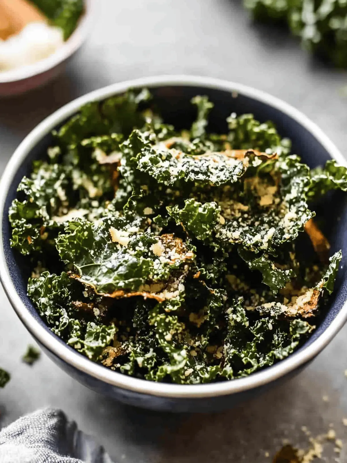 Irresistible Garlic and Parmesan Kale Chips in Minutes 3 Garlic and Parmesan Kale Chips