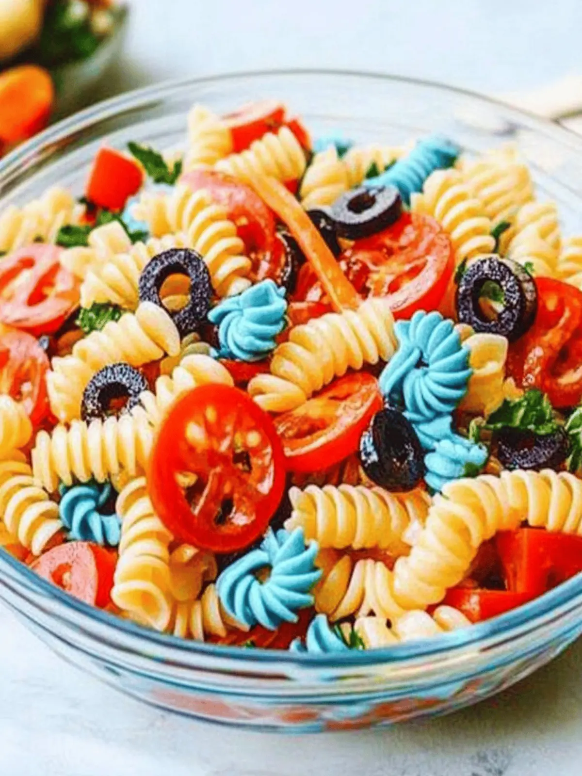 Red, White, and Blue Pasta Salad