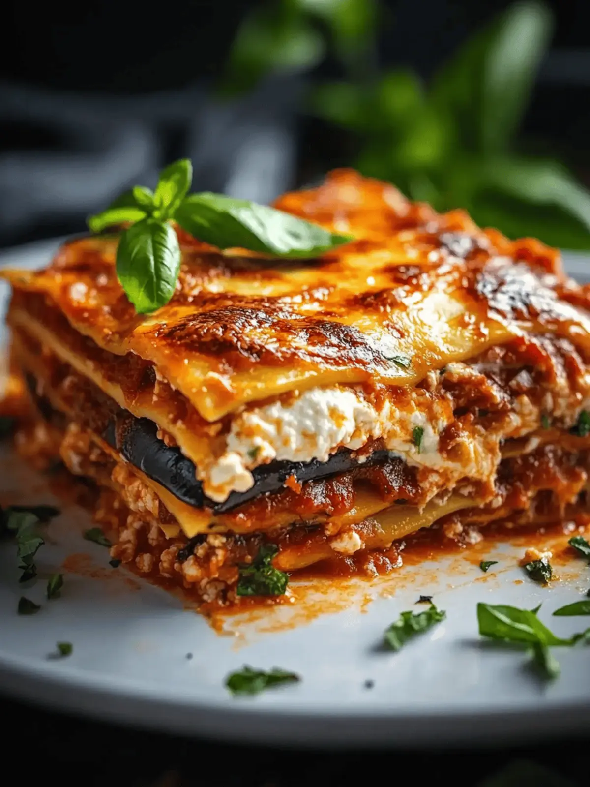 Eggplant Lasagna with Ricotta