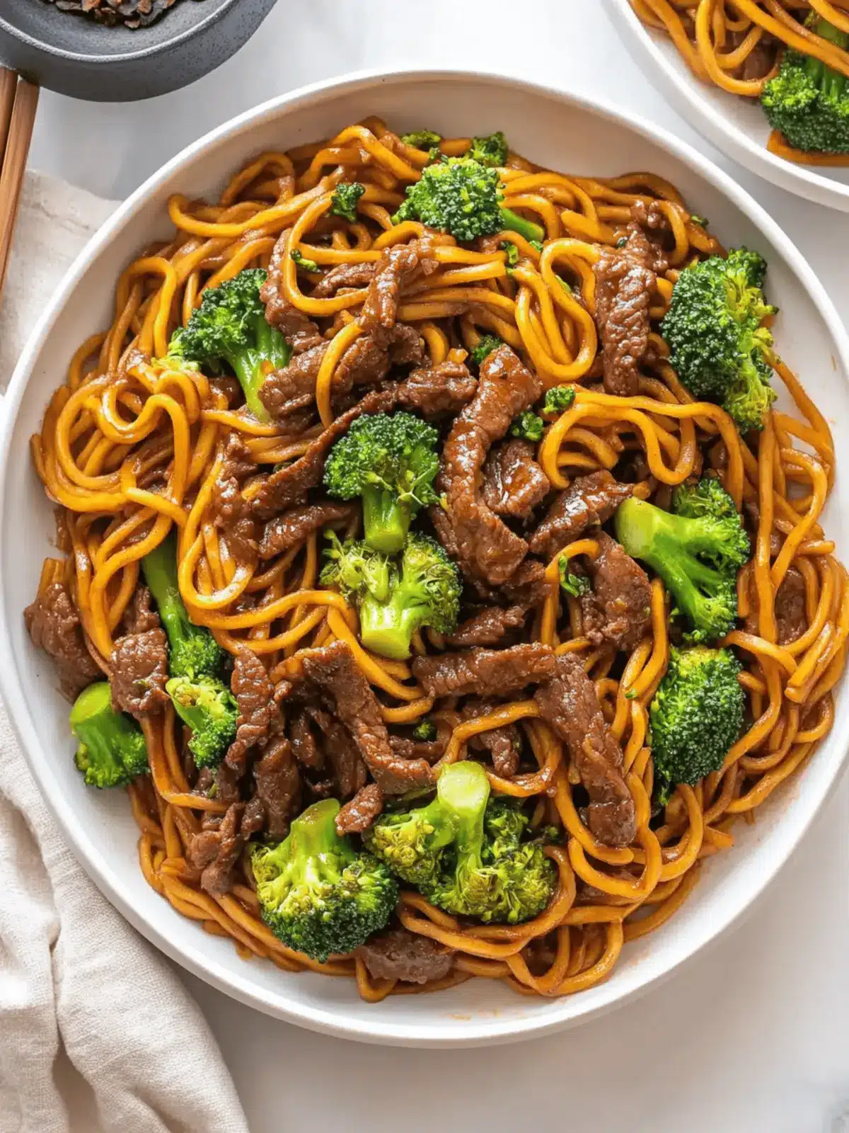 Beef and Broccoli Noodles