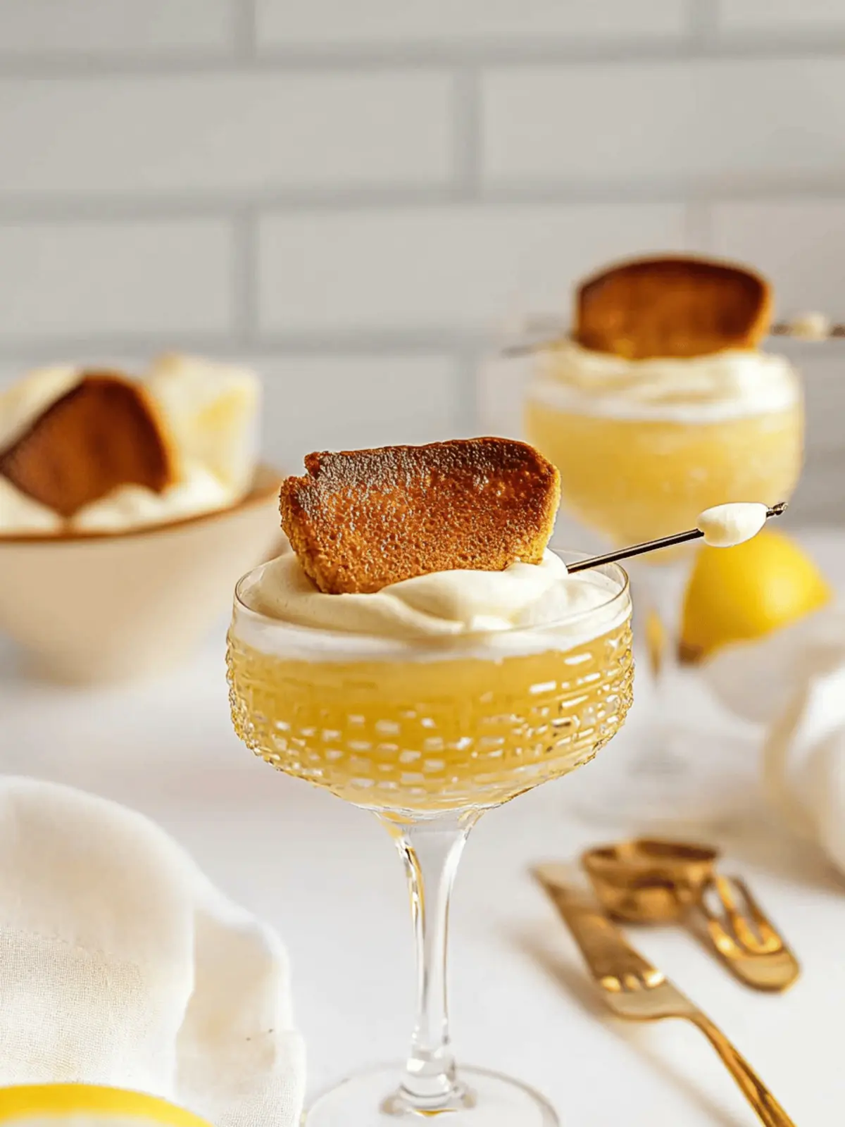 Lemon Meringue Martini