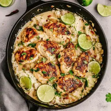 Coconut Lime Chicken Skillet