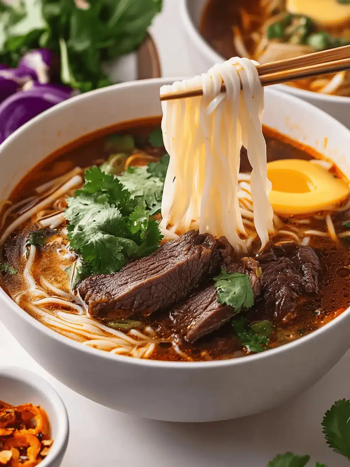 Spicy Vietnamese Beef Noodle Soup