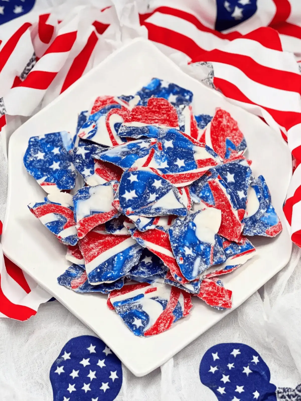 Patriotic Candy Bark