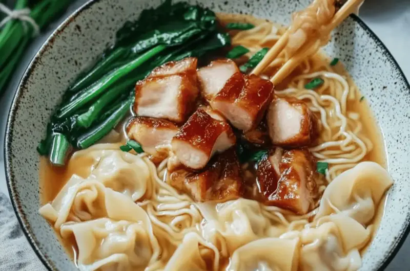 Wonton Char Siu Noodle Soup