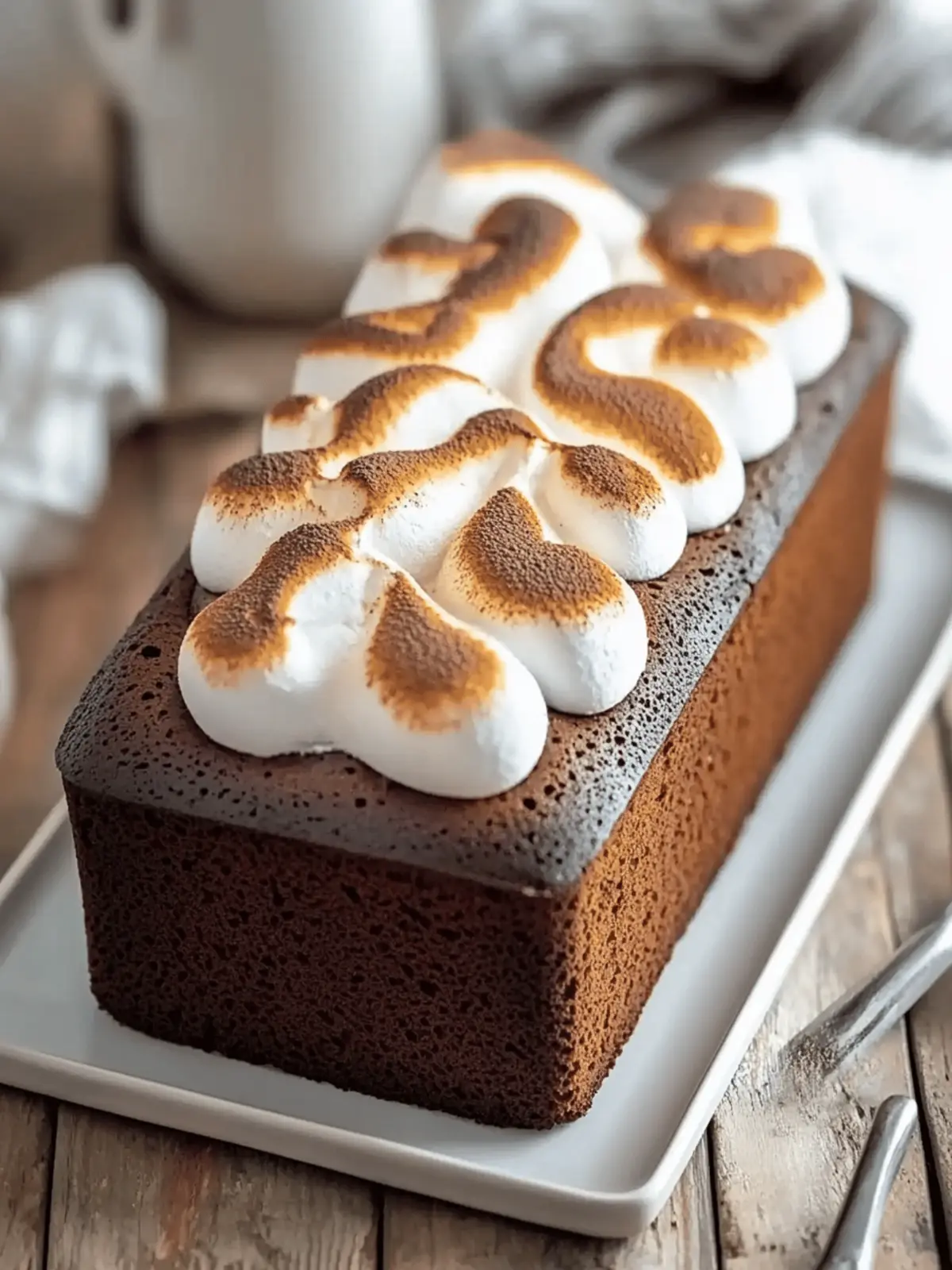 Irresistible S'mores Loaf Cake to Sweeten Your Day 3 S’mores Loaf Cake