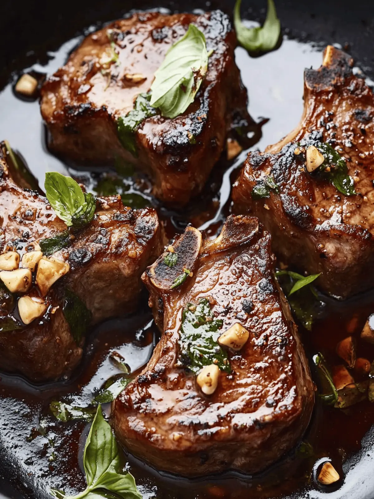 Savor Garlic Butter Lamb Chops: A Flavor Explosion! 4 Garlic Butter Lamb Chops