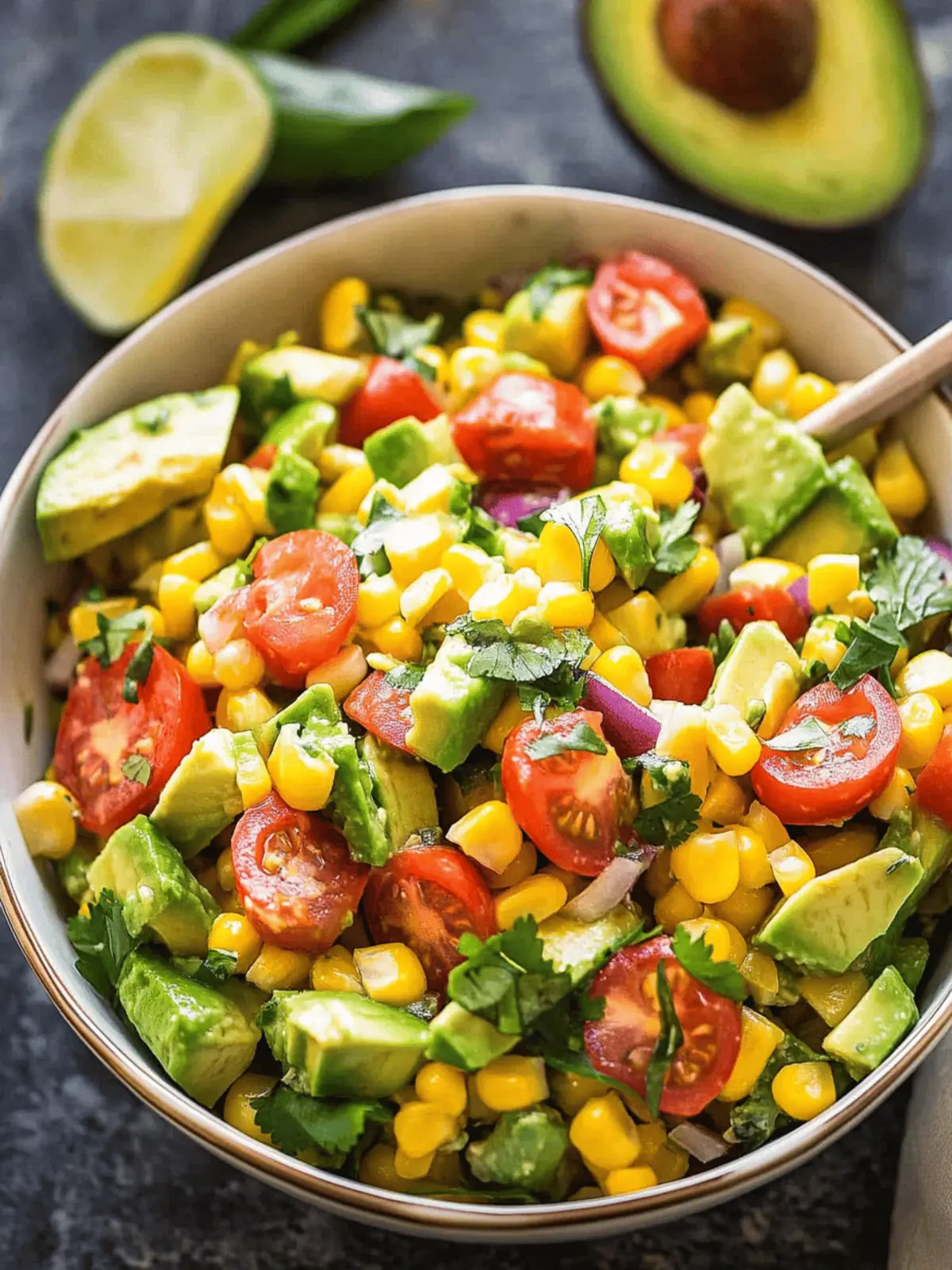 Avocado Corn Salad