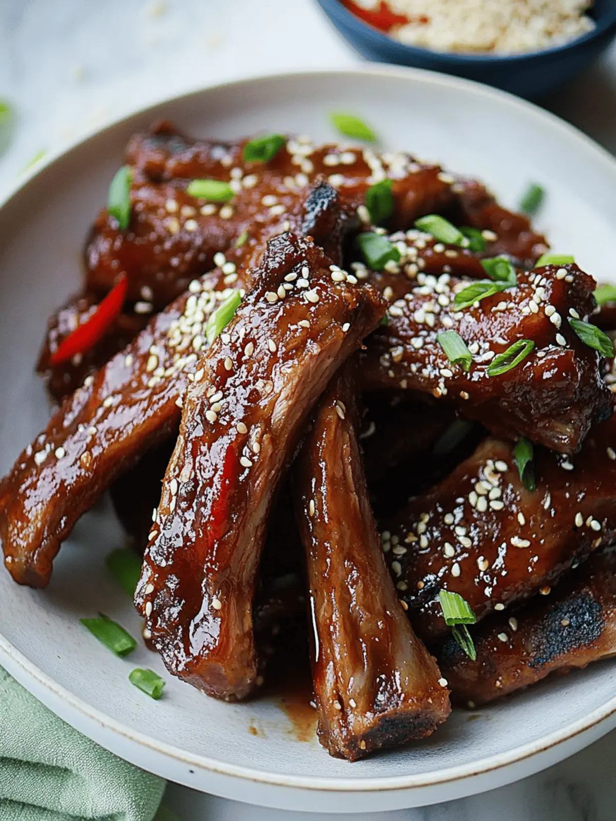 Sticky Asian Pork Ribs