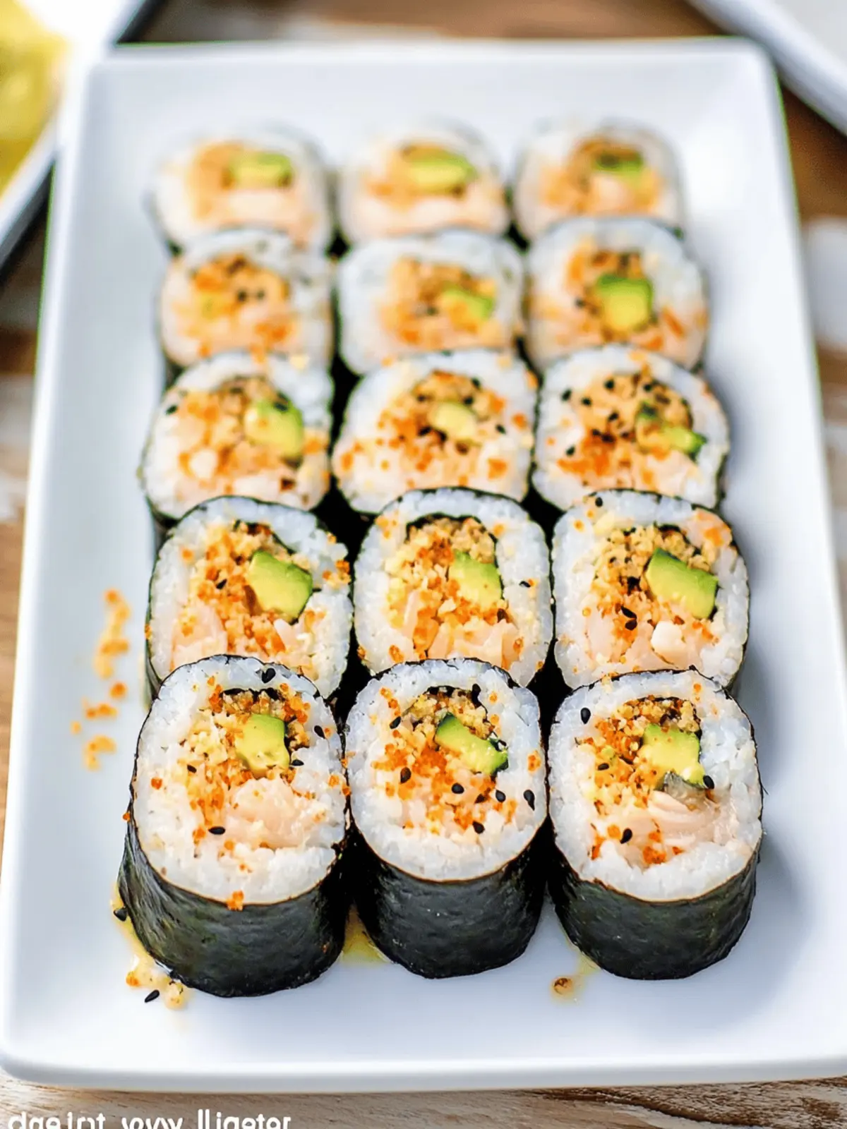 Spicy Crab Sushi Roll