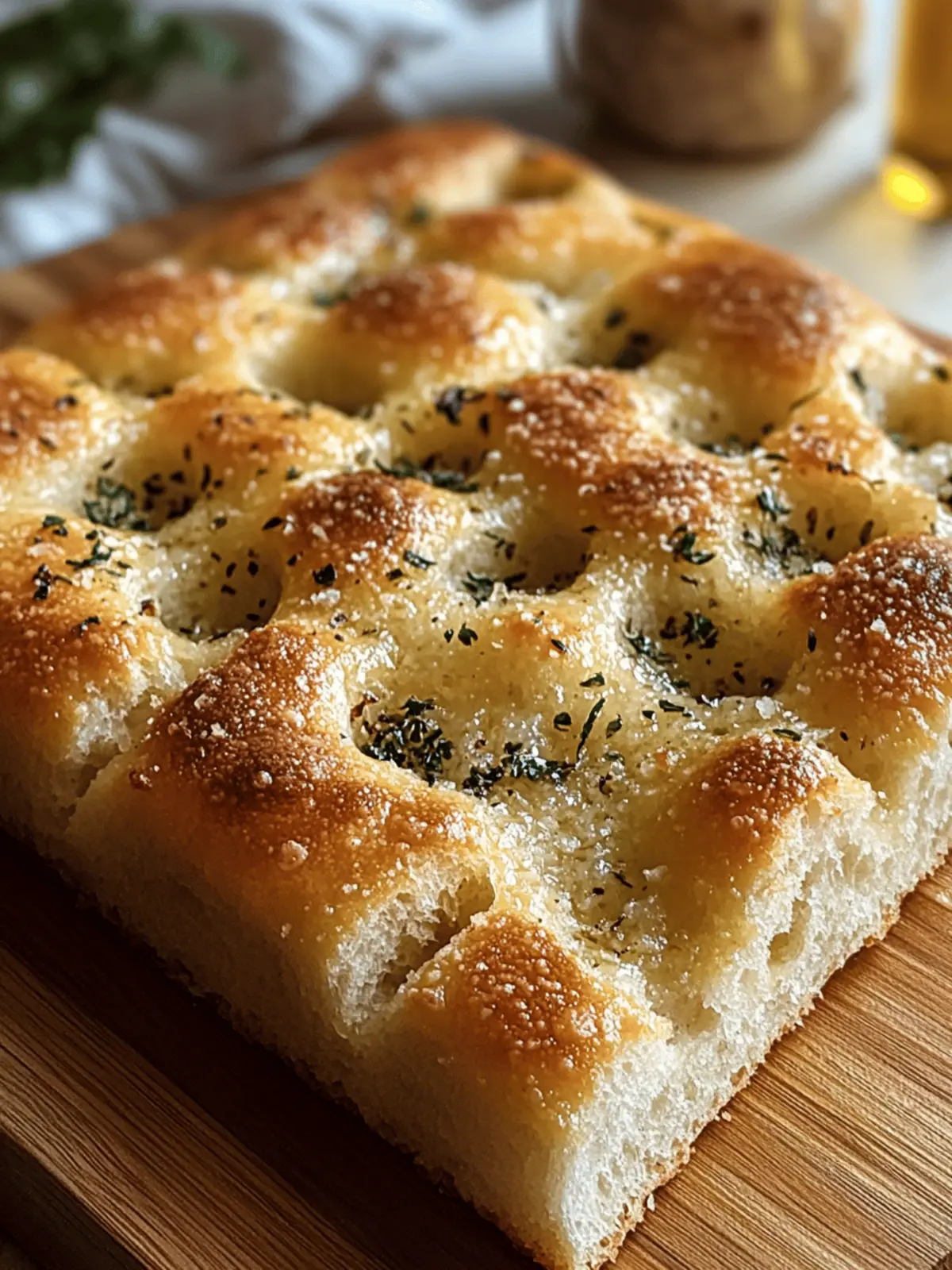 Garlic Parmesan Focaccia