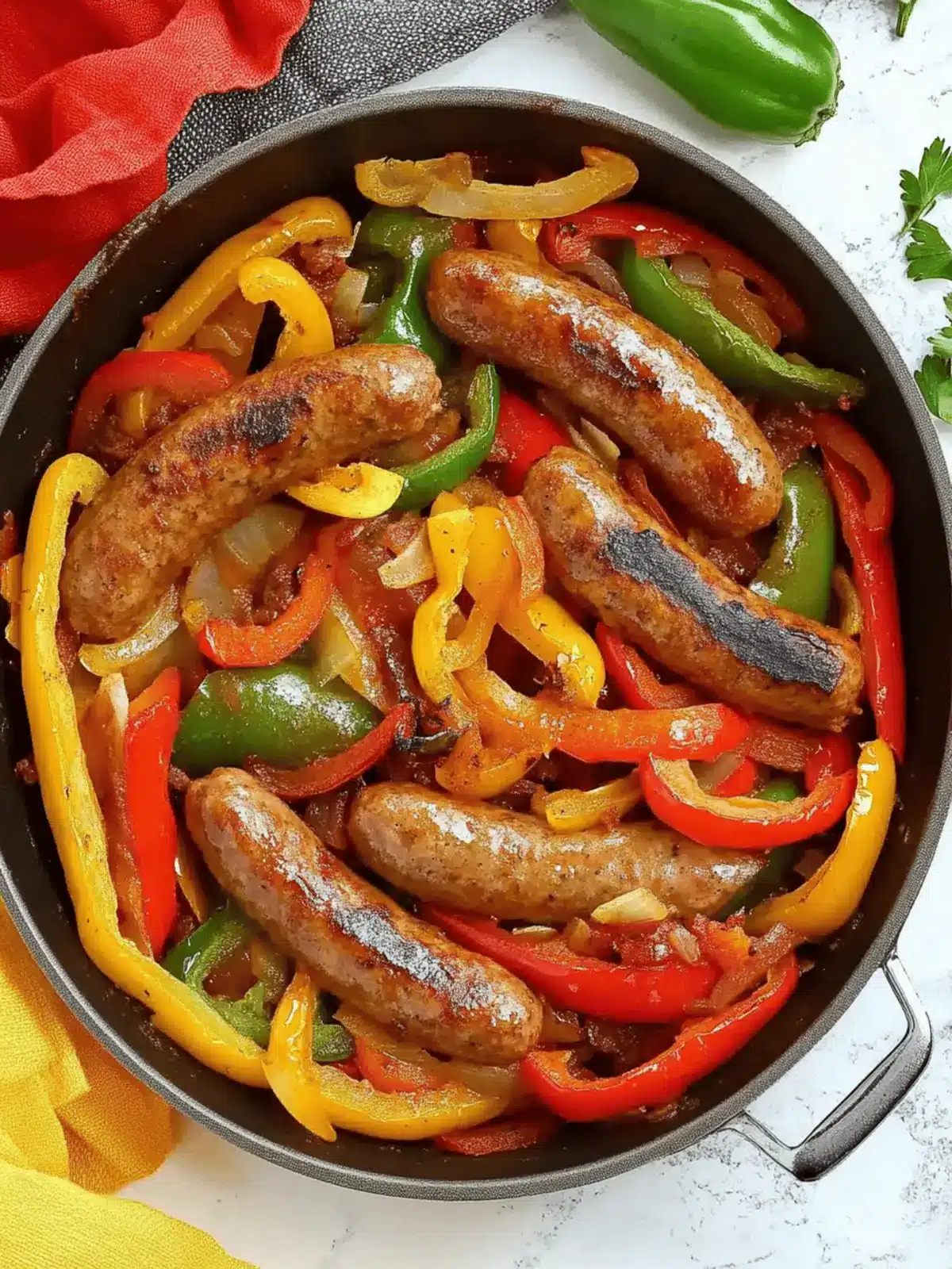 Italian Sausage and Peppers: A Flavor-Packed Comfort Meal 4 Italian Sausage and Peppers