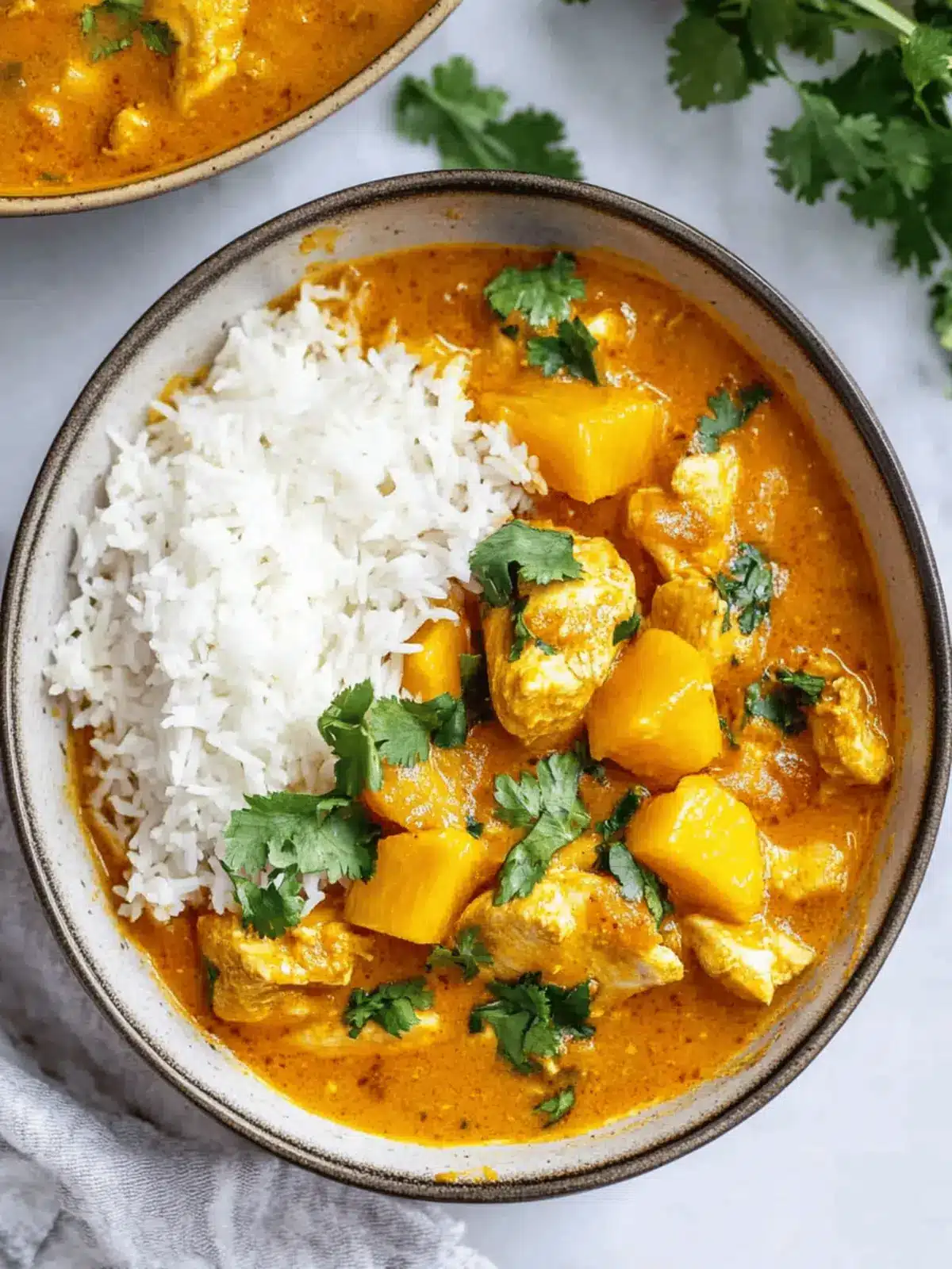 Slow Cooker Mango Chicken Curry