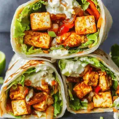 Spicy Tofu Wraps
