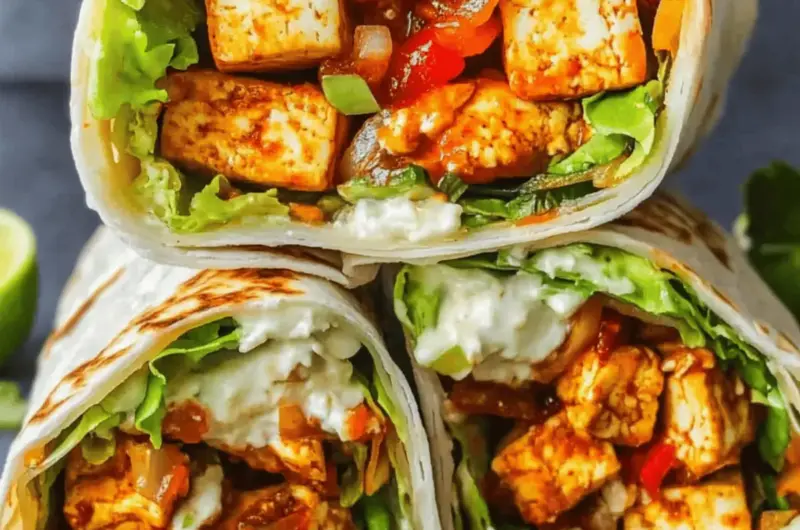 Spicy Tofu Wraps