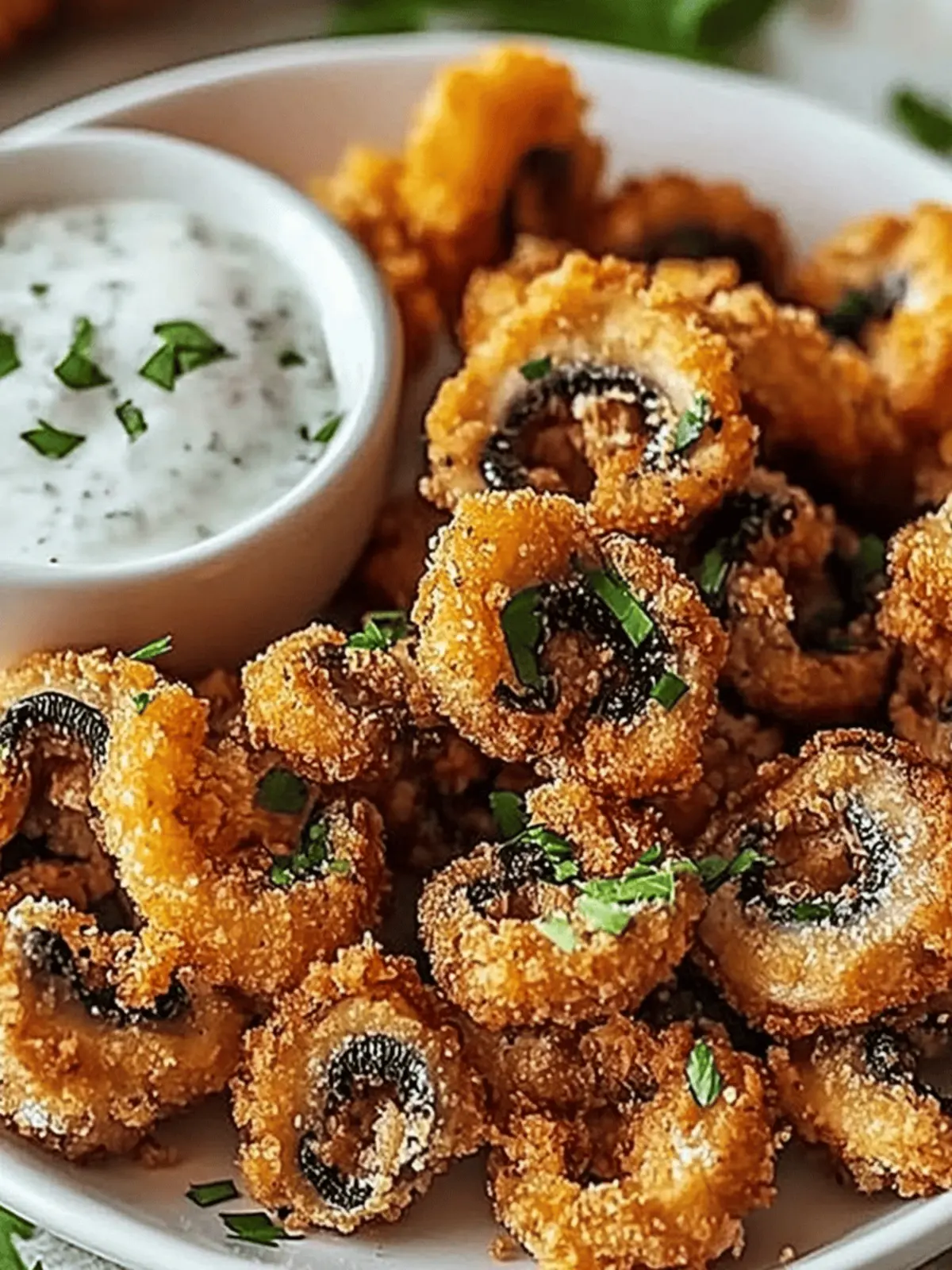 Crispy Ranch-Breaded Mushrooms