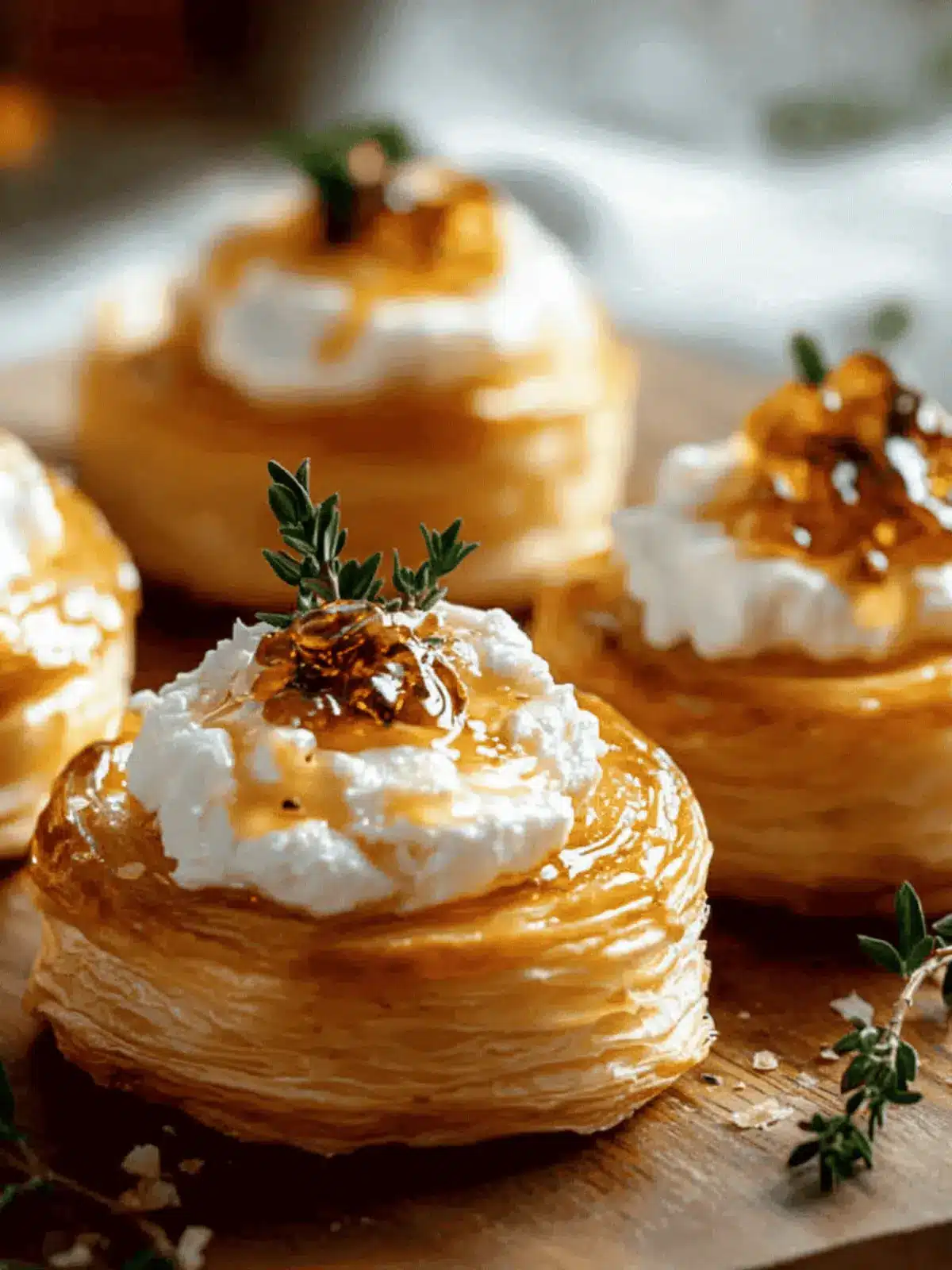 Goat Cheese and Honey Bites