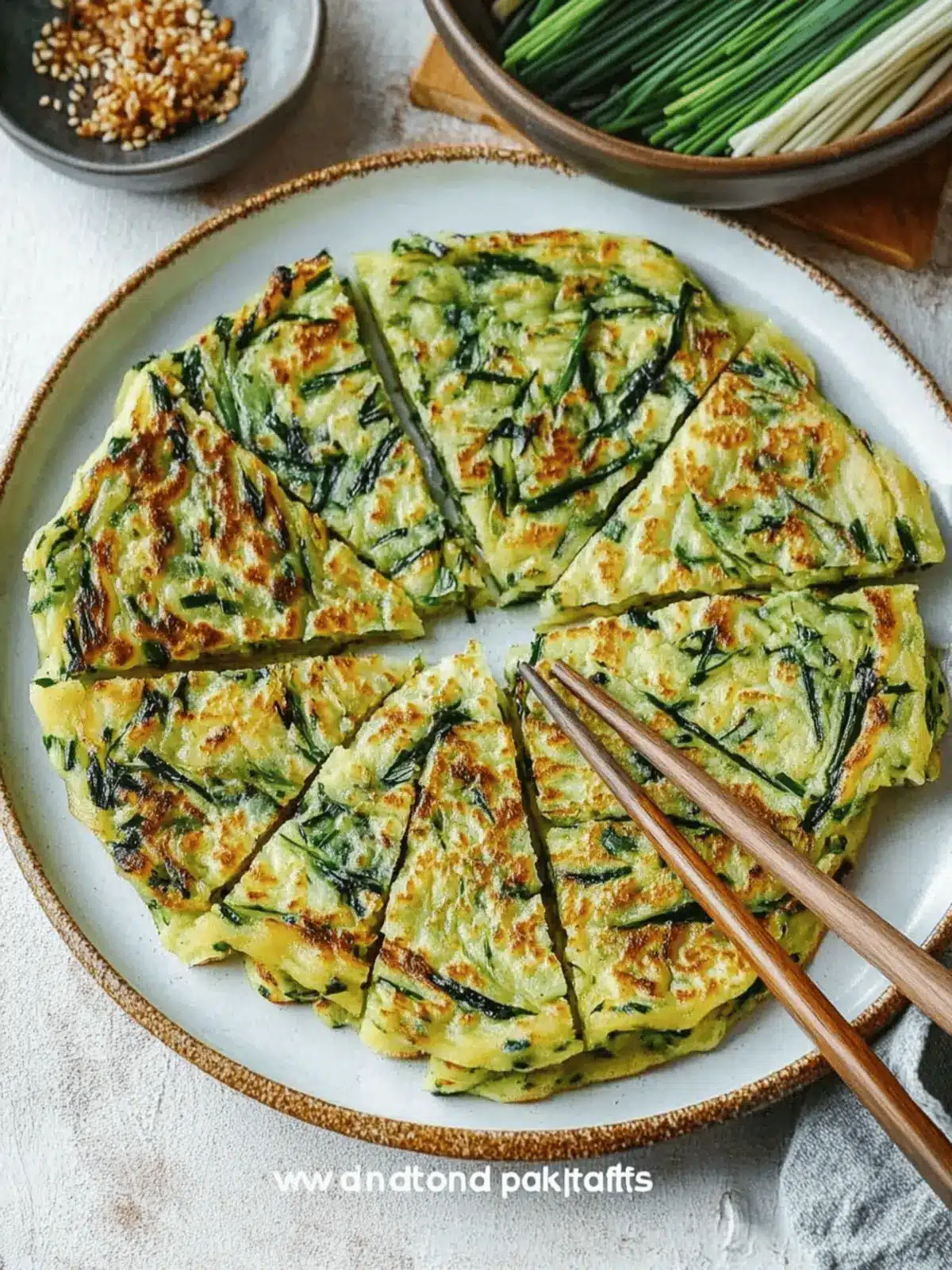 Korean Chive Pancakes