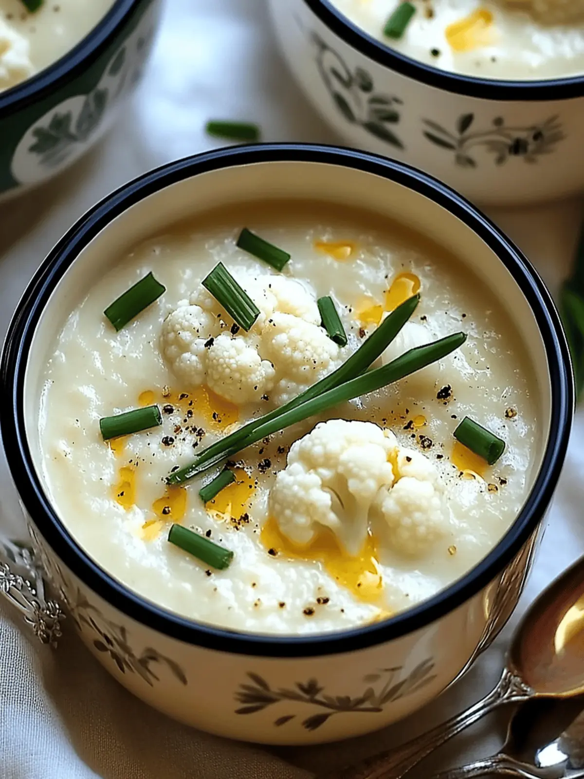 Cottage Cheese Cauliflower Soup